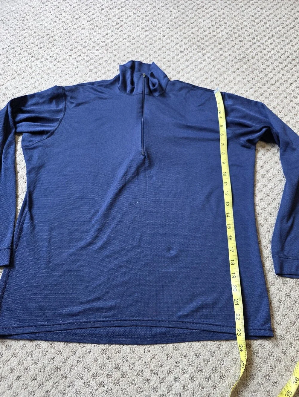 Patagonia Capilene Navy Quarter-Zip Pullover